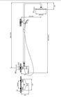 System prysznicowy natynkowy Murray MU6144CR (2)