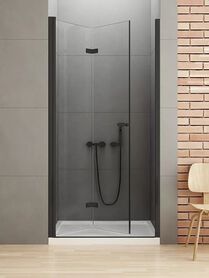 Drzwi prysznicowe składane New Soleo Black