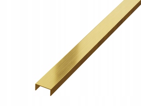Listwa profil rektyfikowany złoty matowy 2x244cm