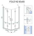 Kabina prysznicowa składana Fold (5)