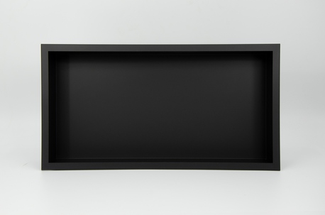 Półka łazienkowa wnękowa WALL BOX BLACK 60x30x7 (1)