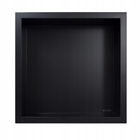 Półka łazienkowa wnękowa Wall Box Black 30x30x7 (1)