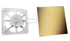 dRim Kratka wentylacyjna 15x15+panel szkło satyna złoto (1)