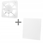 dRim Kratka wentylacyjna 15x15+panel plexi biały mat (1)