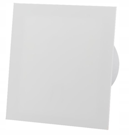 Wentylator łazienkowy dRim Ø100 S + panel plexi biały mat