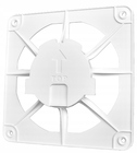 dRim Kratka wentylacyjna 15x15+panel biały plexi błyszczący (2)