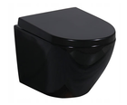 Zestaw WC stelaż WC bardzo wąski 35cm + WC Primo Black + przycisk czarny mat (7)