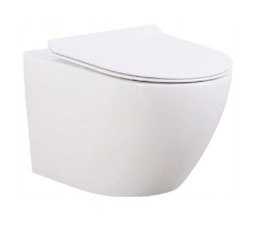 Miska WC Primo slim biała + deska (1)