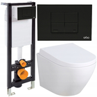 Zestaw Stelaż WC bardzo wąski 35cm + WC Primo + przycisk (1)
