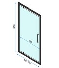 Drzwi wnękowe prysznicowe przesuwne Rapid Swing (4)