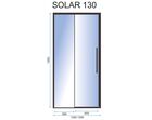 Drzwi Prysznicowe Solar Black Rea  (7)